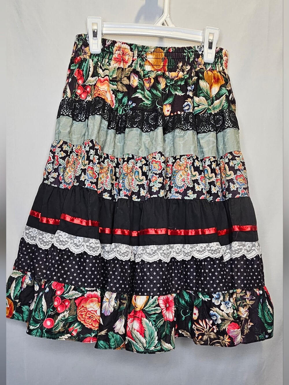 Vintage Square Up Square Dancing Skirt